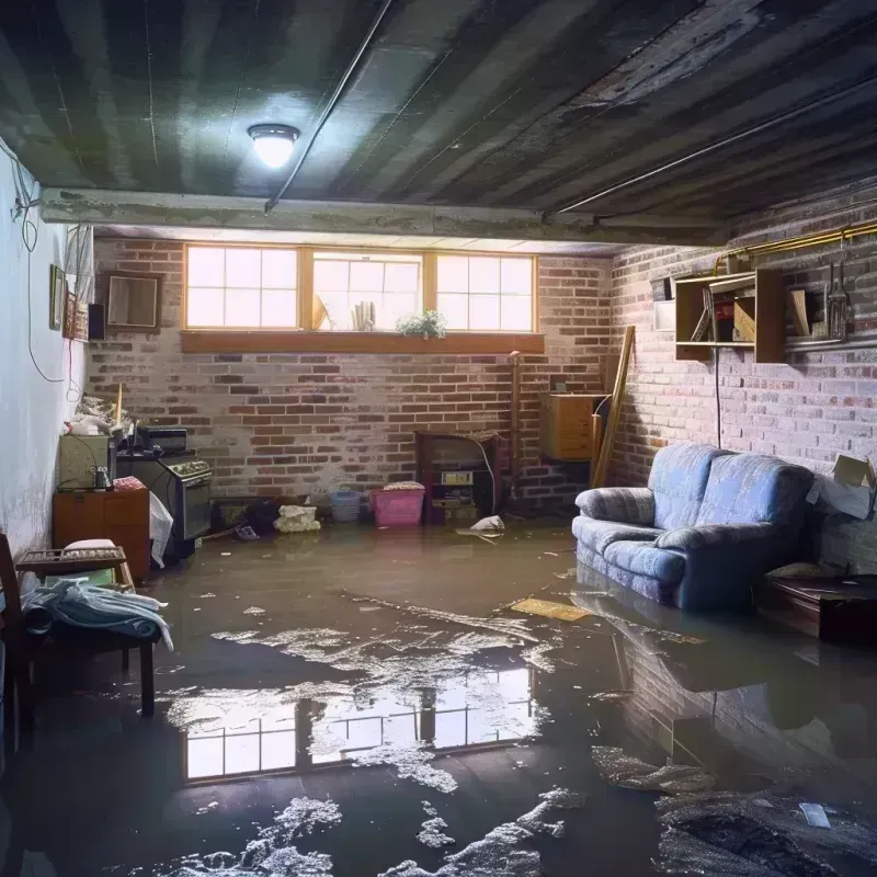 Flooded Basement Cleanup in New Hartford Center, CT